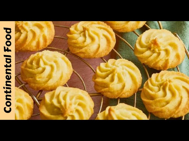 3-Ingredient Butter Cookies Recipe | Easy Baking Tutorial [2024]