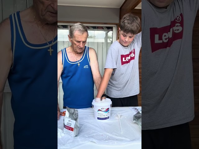 Heres how to use our hand casting kit!  #handcasting #dateideas #diy #familyhandcasting #short