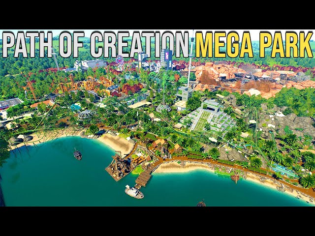 INSANE Mega Park with 5 Sprawling Themes & 11 Roller Coasters!
