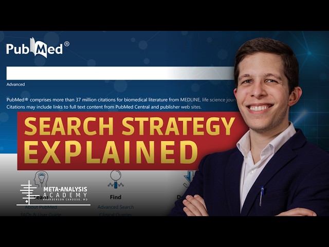 Tutorial on HOW TO CREATE A SEARCH STRATEGY for a Meta-Analysis!