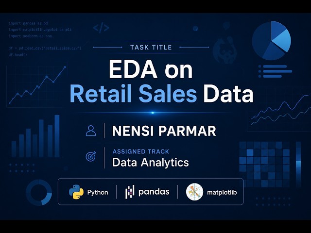 Retail Sales EDA using Python | Pandas, Matplotlib & Seaborn | Data Analytics Project for Beginners