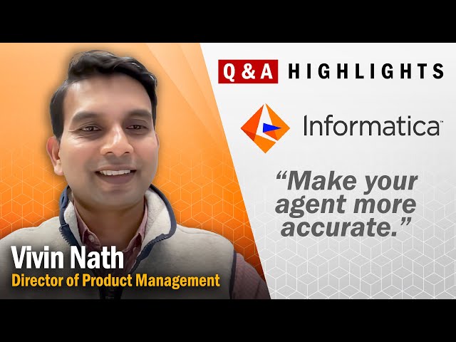 How to Make Your AI Agents Actually Trustworthy | #Highlights from @InformaticaCorp
