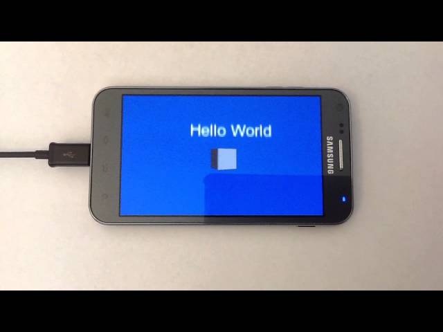 Android Deployment Test with Unity 3D