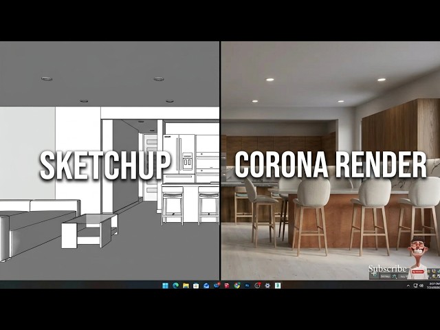 Complete Interior Design Workflow | SketchUp → 3ds Max → Corona Render