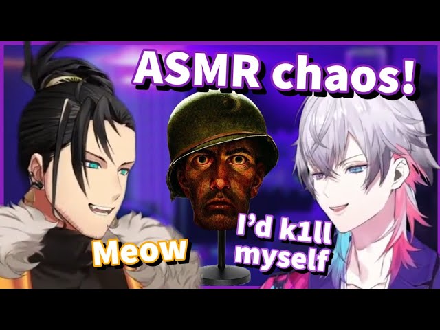 I survived the Shinri and Bettel ASMR stream...【Josuiji Shinri | Gavis Bettel】