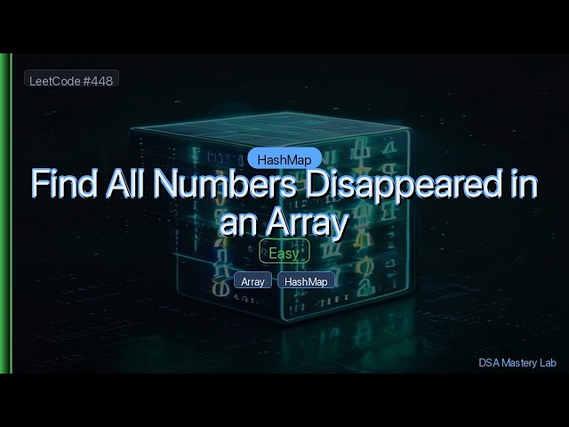 LeetCode 448: Find All Numbers Disappeared in an Array — The HashMap Trick (C#)