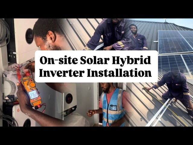 Step by Step Solar  Hybrid Inverter Setup, Panels, Inverter, Lithium Battery Explained