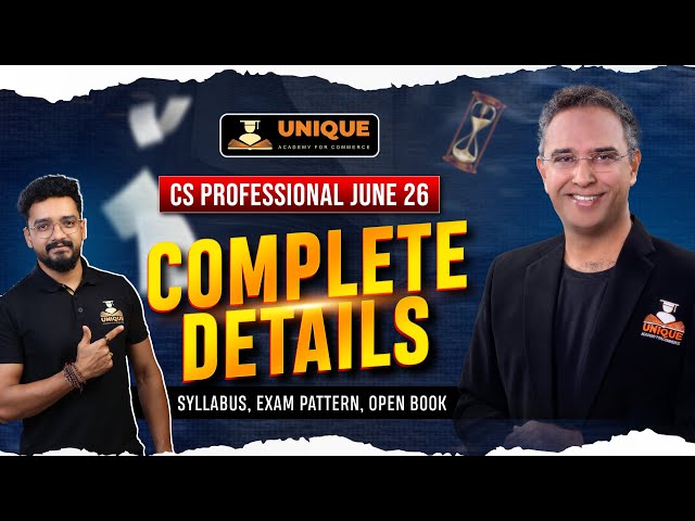 CS Professional June 26 Syllabus, Eligibility, Pattern & Career Scope