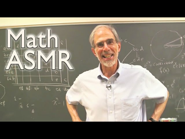 Unintentional ASMR ➰ Math Professor Draws & Explains Geometry Formula
