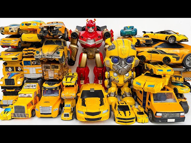 Ultimate Yellow Transformers Bumblebee Toys Collection | Different Robot Tobot Carbot Transformation