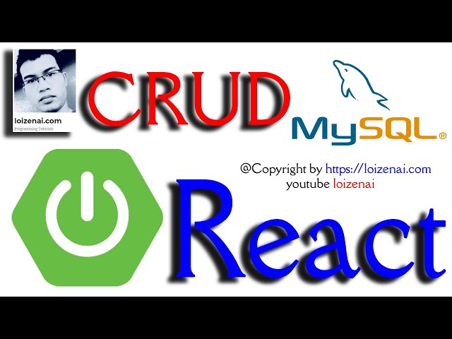 Reactjs SpringBoot CRUD MySQL