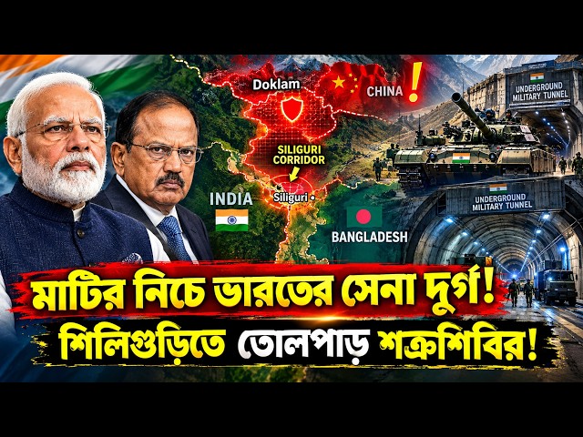 Chicken’s Neck-এ ভারতের মাস্টারস্ট্রোক! মাটির নিচে বাঙ্কার, স্তব্ধ চীন-বাংলাদেশ|Odvut Othocho Bastab