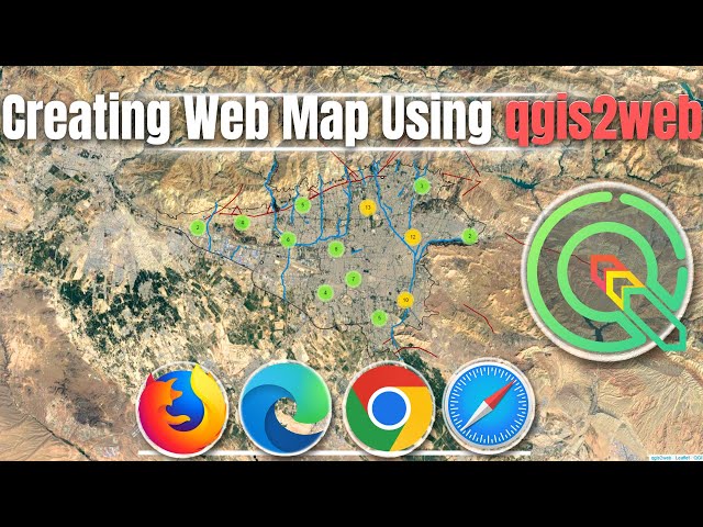 Creating a web map using qgis2web Plugin in QGIS