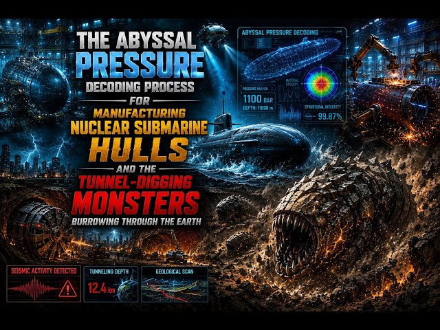 Manufacturing Nuclear Submarine Hulls and the Tunnel-Digging Monsters Burrowing Through the Earth