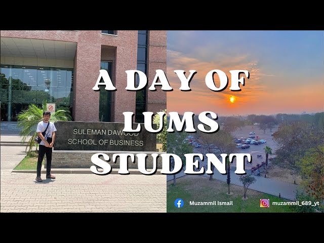 My First Vlog at LUMS | Life at LUMS
