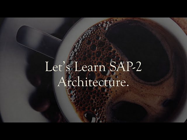 SAP-2 Architecture Explained in 3 Minutes – All Components Simplified!