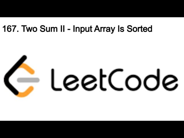 Two Sum II (Two Pointer)