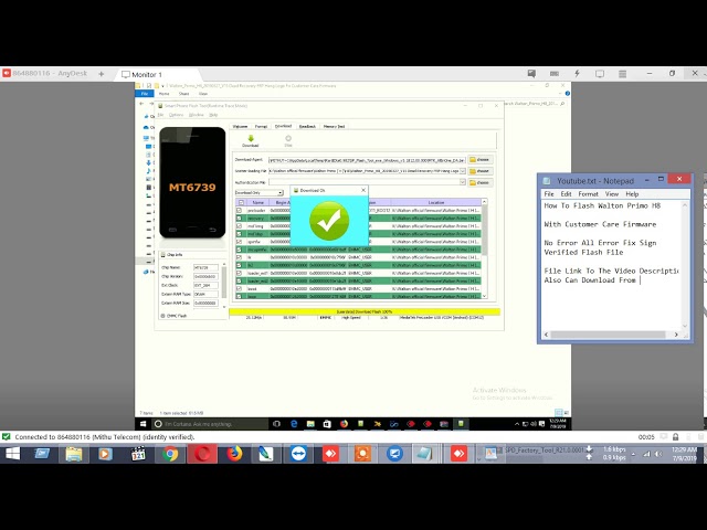 How To Flash Walton Primo H8 Frp & FastBoot Mode Fix With Customer Care Firmware