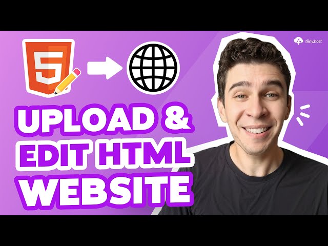 How To Upload & Edit a HTML Website