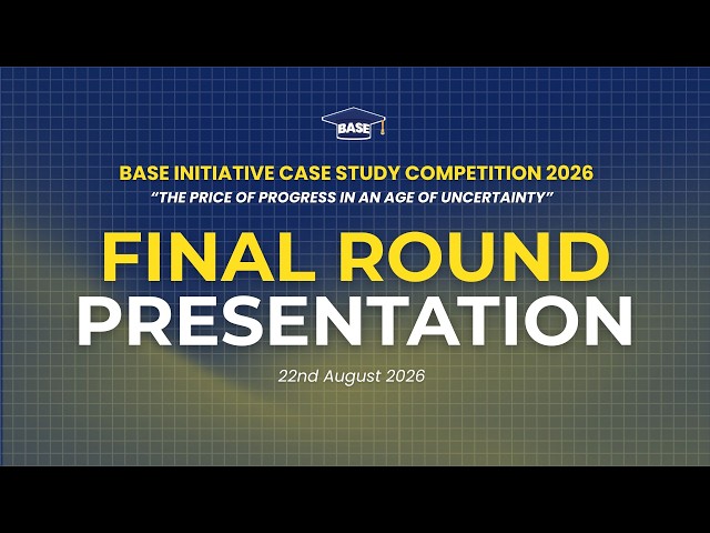 Final Round BASE Initiative Case Study Competition 2026