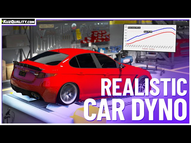 FiveM Script | Car Dyno [Standalone, ESX, QBCore] | KuzQuality