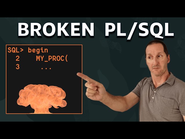 Can you break PL/SQL parameters?