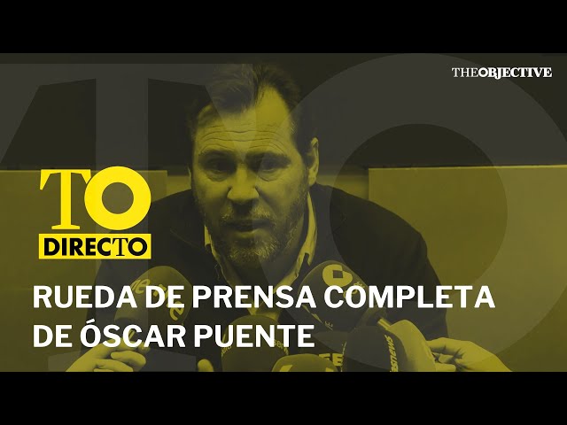 DIRECTO | Óscar Puente comparece tras el ACCIDENTE de trenes | Rueda de prensa completa