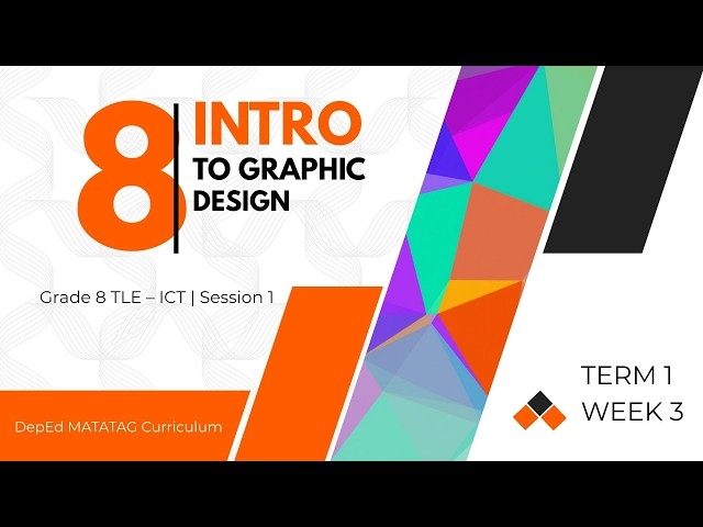 TERM 1 Grade 8 TLE ICT Introduction to Graphic Design