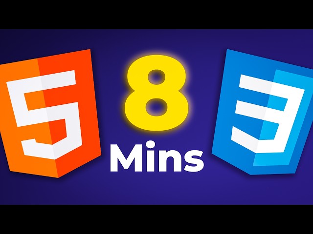 Learn HTML & CSS FAST | Step-by-Step Full Course for Beginners
