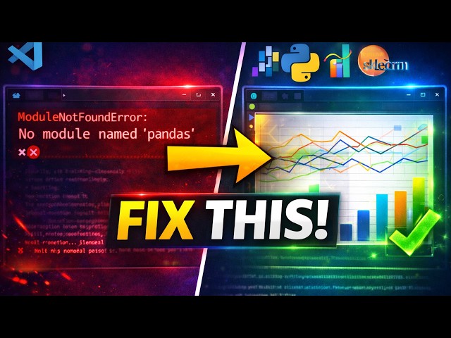 How to Install Python Data Science Libraries in VS Code (NumPy, Pandas, Scikit-learn)