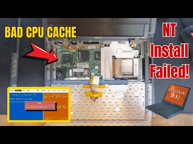 Why My Windows NT Install FAILED on the Omnibook 900 (Bad L2 Cache)