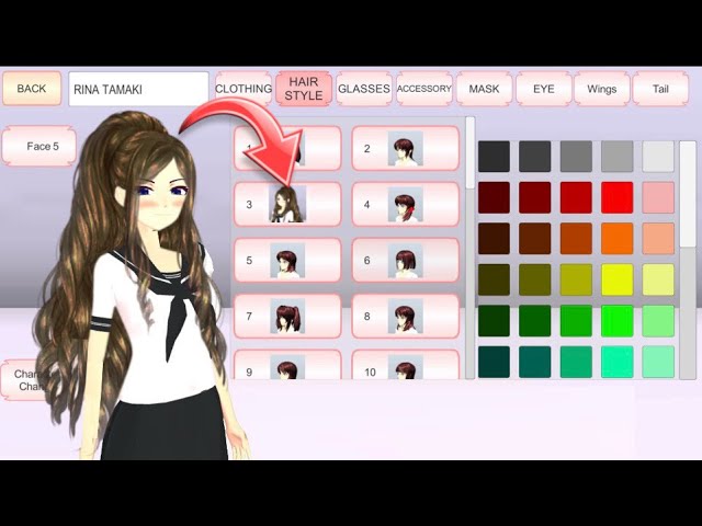 NEW STYLISH LONG HAIRSTYLE 💇‍♀️ || SAKURA SCHOOL SIMULATOR || NEW TUTORIAL VIDEO🩷🫶🏻🌸