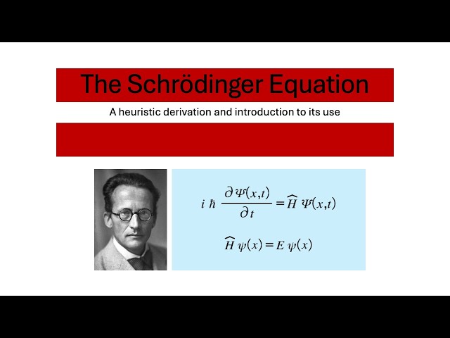 Ch 20 A heuristic derivation of the Schrödinger equation