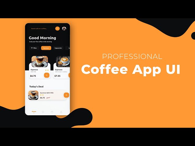 Design a Coffee App UI in Ionic – 2025 Style ☕️
