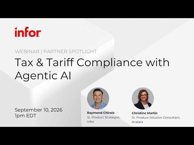 Partner Spotlight: Avalara | Tax and Tariff Compliance with Agentic AI