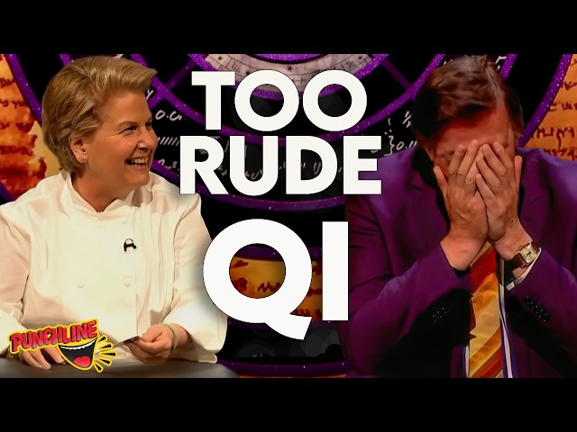 Rude QI Moments Stephen Fry & Sandi Toksvig Couldn’t Keep Together | Innuendos & Chaos