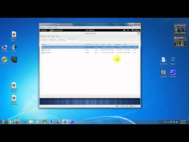 Arch Linux 64 Virtual Box