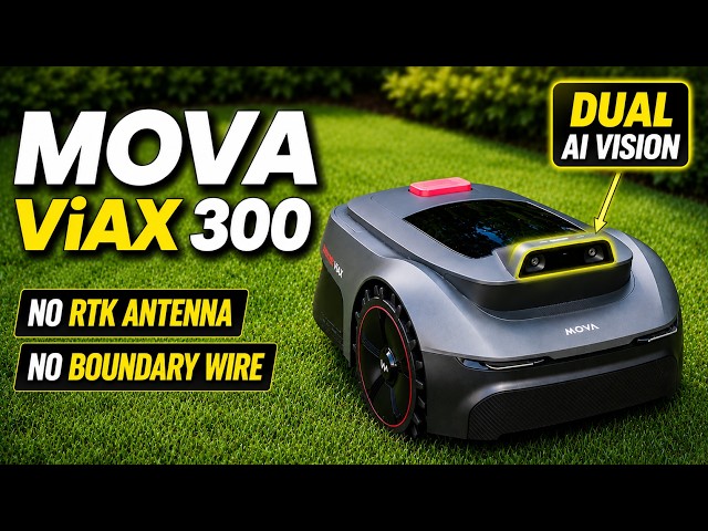 MOVA ViAX 300 Review – The Easiest Robot Lawn Mower Yet?