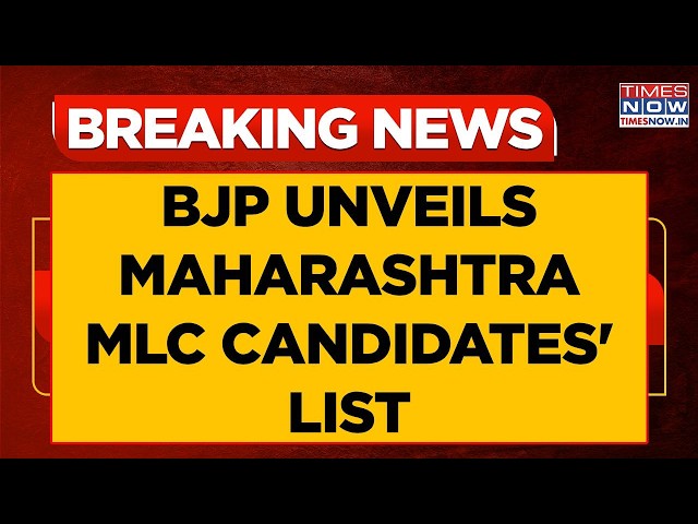 BJP Unveils Maharashtra MLC Candidates' List After CEC Meet; Rajiv Potdar, Pravin Pote Patil In List