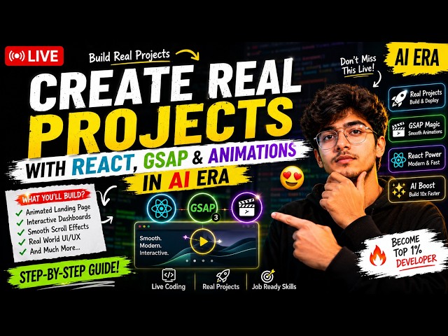 Building Real Projects With React🔥| Node, Express, MongoDB Live Coding | Full Stack Developer