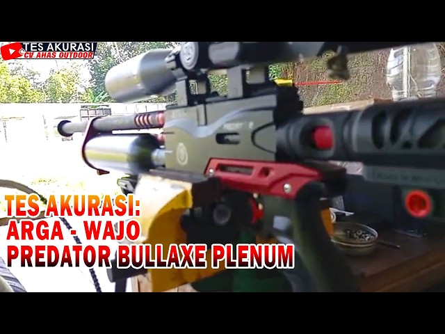 ACCURACY TEST OF PREDATOR BULLAXE PLENUM AIR RIFLE, ORDER FOR BOSS ARGA, WAJO