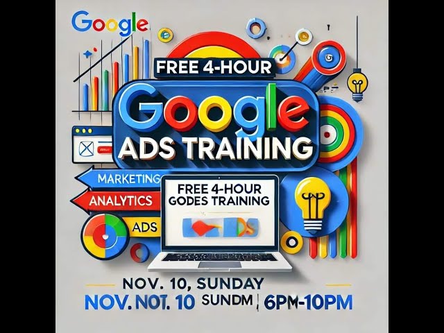FREE 4 Hour Google Ads Training Part 1 (Tagalog)