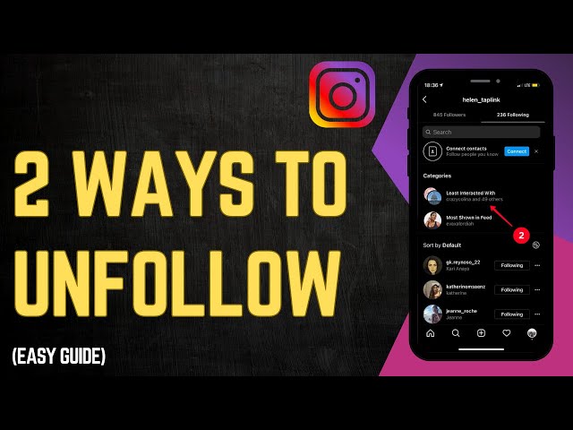 2 Ways To Unfollow Someone On Instagram