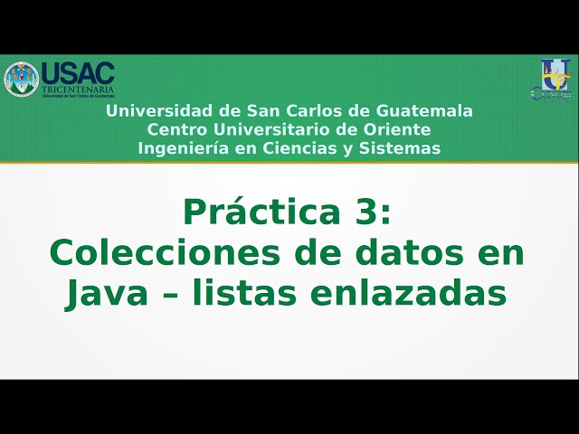 Colecciones de datos en Java (Listas) | Laboratorio de Introducción a la programación y comp. 2