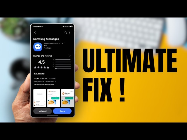 Samsung is Shutting Down Samsung Messages ! Ultimate FIX