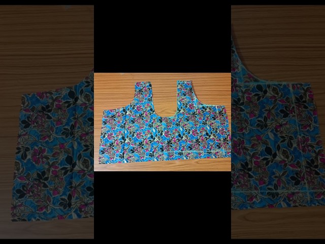 blouse back part cutting #ussewtips #blouse #blousepattern #fashion #blousestitching