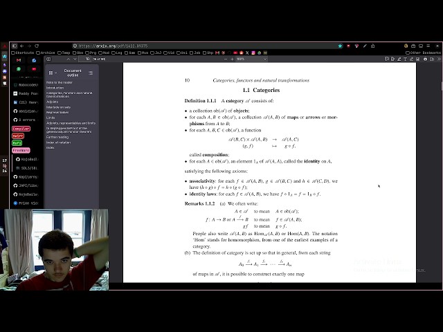 Reading 'Basic Category Theory'
