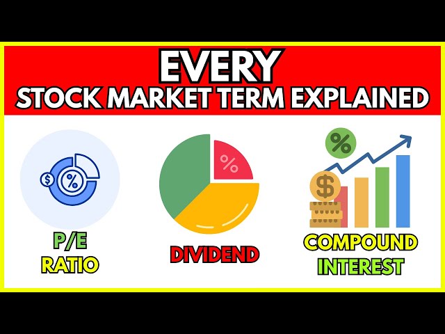 Every Stock Market Terms Explained: Stock Market For Beginners