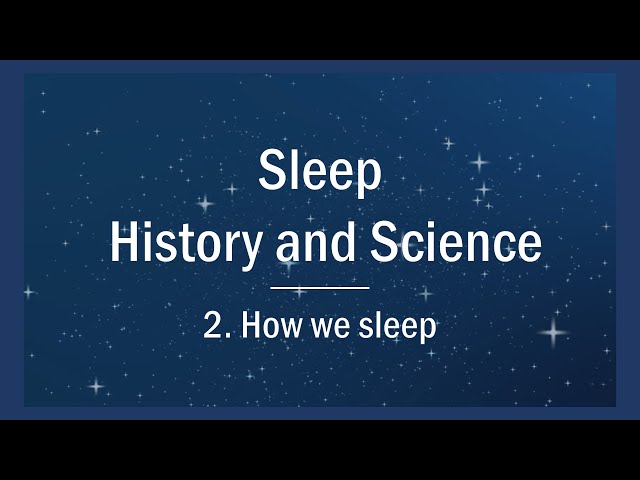 Sleep - History and Science: 2. How we sleep