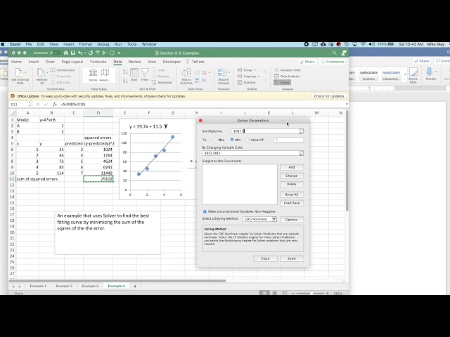 Example3 5 4 - Best fit line